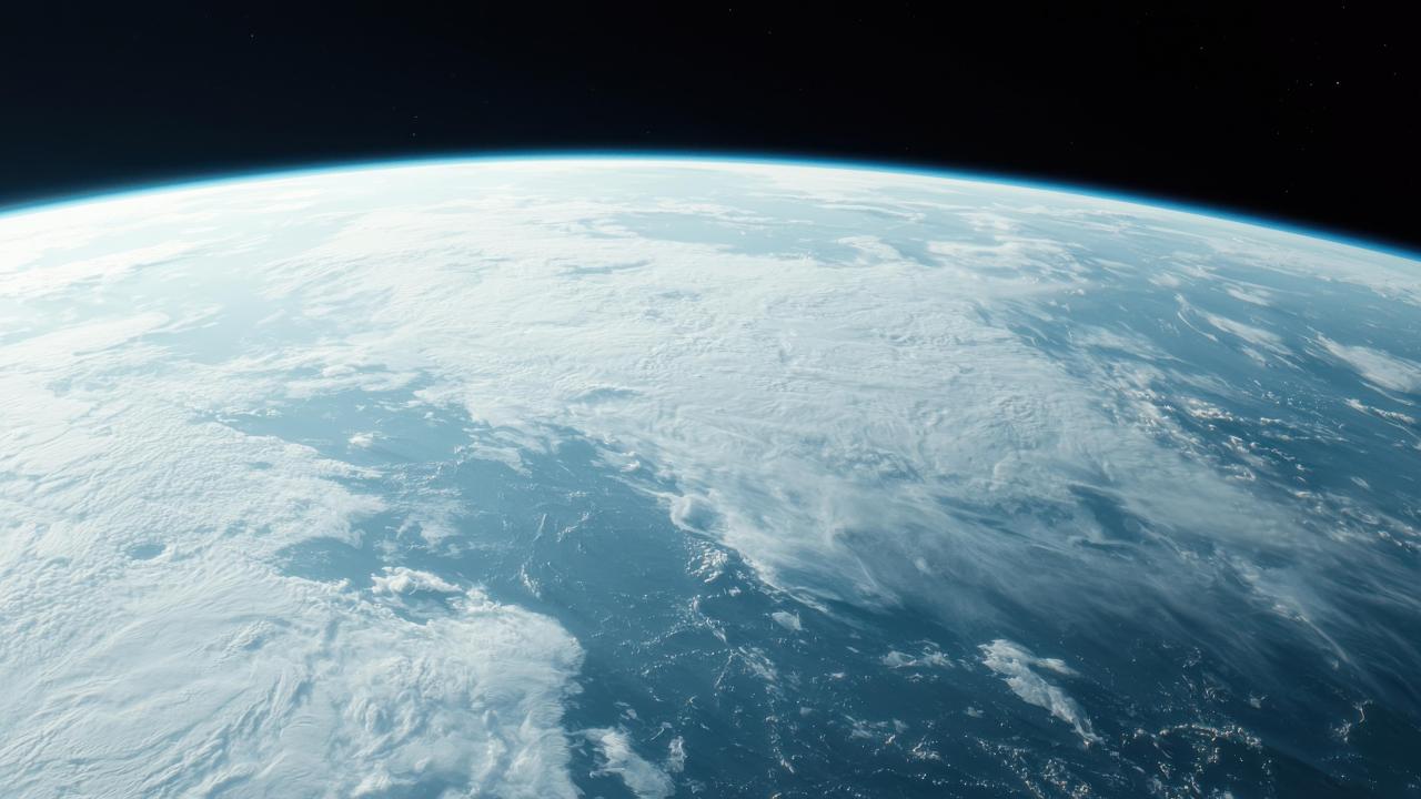 earth from space